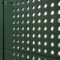 Panneau en aluminium perforé sur mesure, découpe CNC, motif de perforation personnalisé, taille sur mesure, fabrication OEM, revêtement de façade, plaque décorative