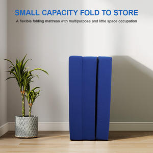 Matelas de Camping en mousse à mémoire de forme Tri pliant pour dormir tapis de Camping imperméable Portable pour tente de lit de camion de voyage <span class=keywords><strong>d</strong></span>'hôpital - Product Image 6