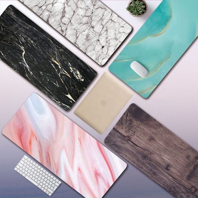 LW Custom Printed Marble Waterproof Non-slip Rubber Gaming Mouse Pad Free Sample