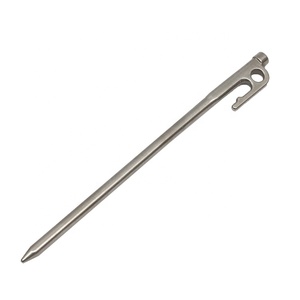 Accessoires de tente en gros, accessoires de camping, piquets de tente en acier inoxydable pour l'extérieur, piquets de sol métalliques robustes - Product Image 3
