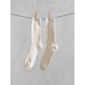 Monfoot calzini da Golf da uomo avorio tinta unita accessori da Golf - Product Image 1