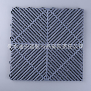 Huixin Car Wash Grid <b>Plastic</b> Drainage <b>Mat</b> 100x100cm For Garage <b>Floor</b> Protection - Product Image 2
