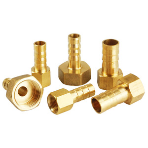 Conector recto de rosca interna estilo pagoda JIN, totalmente de cobre, accesorio para tubería de 8 mm para sistema neumático - Product Image 4