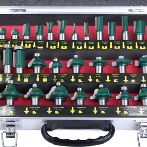 Carbide End Mill Set 1/2 Shank Metric Woodworking Tools For Engraving Machines Timber Cutting Milling Cutter - Product Image 1