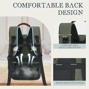 Mochila de <span class=keywords><strong>Viaje</strong></span> <span class=keywords><strong>40x25x20</strong></span> Unisex, Resistente al Agua, Equipaje de Mano con Cierre de Cremallera, Material de Poliéster - Product Image 5