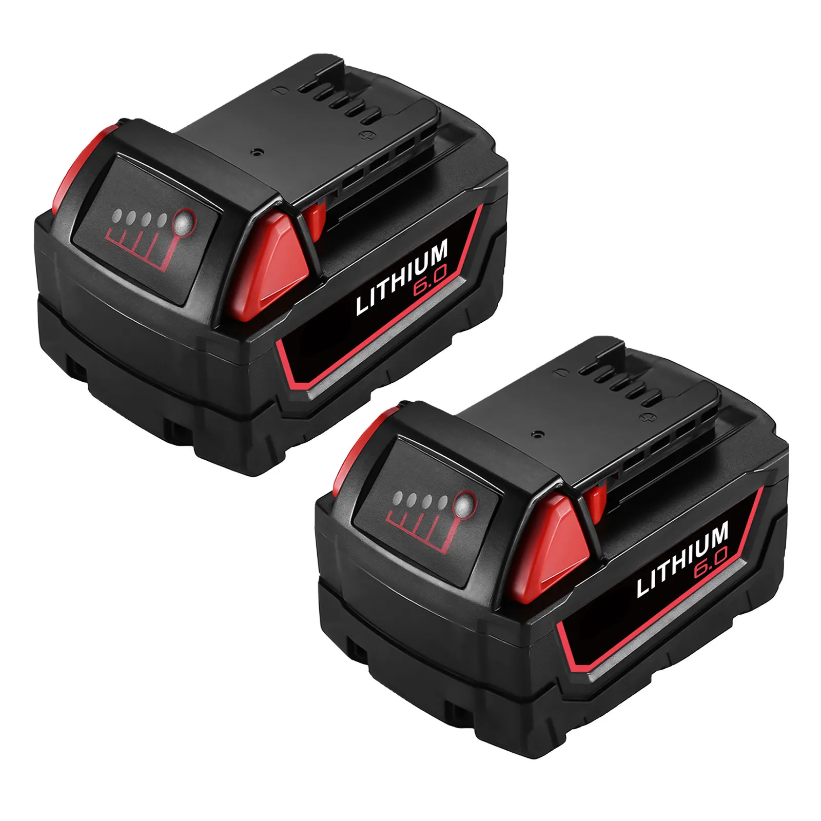 Batterie rechargeable Li-ion pour outil électrique 6000mAh 18 volts Batteries lithium-ion pour batterie Milwaukee M 18