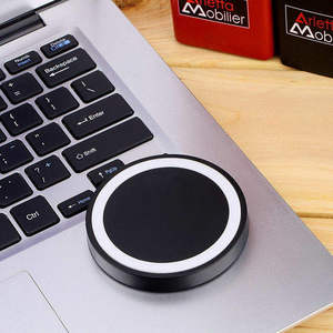 Suministro de fábrica Q5 <span class=keywords><strong>cargador</strong></span> inalámbrico Mini almohadilla de carga inalámbrica rápida para <span class=keywords><strong>Samsung</strong></span> mini almohadilla de carga inalámbrica portátil redonda - Product Image 5