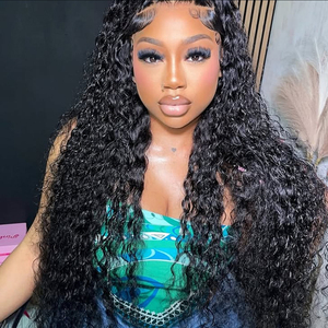 Nguyên Ấn Độ dài sóng nước tóc giả tóc con người trực tuyến số lượng lớn đặt hàng đầy đủ ren tóc giả tóc con người mật độ 180 13x6 13x4 - Product Image 6