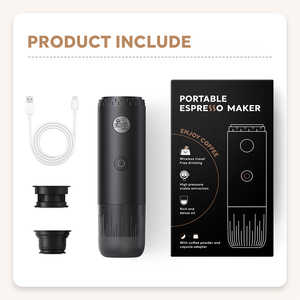 Cafetera Espresso Portátil con Calentamiento Automático, 19 Bares, Compatible con Cápsulas NS y Café Molido, Cafetera Eléctrica para Oficina, Auto y Viajes - Product Image 6