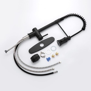 Robinet de <span class=keywords><strong>cuisine</strong></span> en acier inoxydable <span class=keywords><strong>avec</strong></span> <span class=keywords><strong>douchette</strong></span> extractible, robinet de <span class=keywords><strong>cuisine</strong></span> à poignée unique, robinet de <span class=keywords><strong>cuisine</strong></span> à ressort - Product Image 3