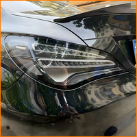 Pour Mercedes-Benz CLA W117 2013-2019 : Paire de feux arrière améliorés gauche et droit, noir fumé, LED 3D, ensemble de feux arrière, remplacement direct