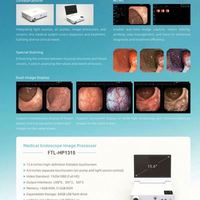 Système d'endoscopie médicale 4 en 1 Full HD 4K avec moniteur 15,6 pouces, système d'endoscopie HD portable, prix d'usine