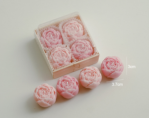 Wholesale Handmade Soy Wax Flower-Shaped Art <b>Candles</b>-Environment-Friendly Long-Lasting Scented for Christmas Home Decoration - Product Image 3