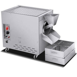 Machine à rôtir les châtaignes en acier inoxydable de qualité commerciale, machine multifonctionnelle pour rôtir les noix, les arachides et les graines - Product Image 1