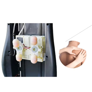 Masajeador de espalda Shiatsu 3D con amasamiento, tapping rodante y terapia de calor, asiento de masaje, mecanismo rodante, accesorio para sillas reclinables - Product Image 2