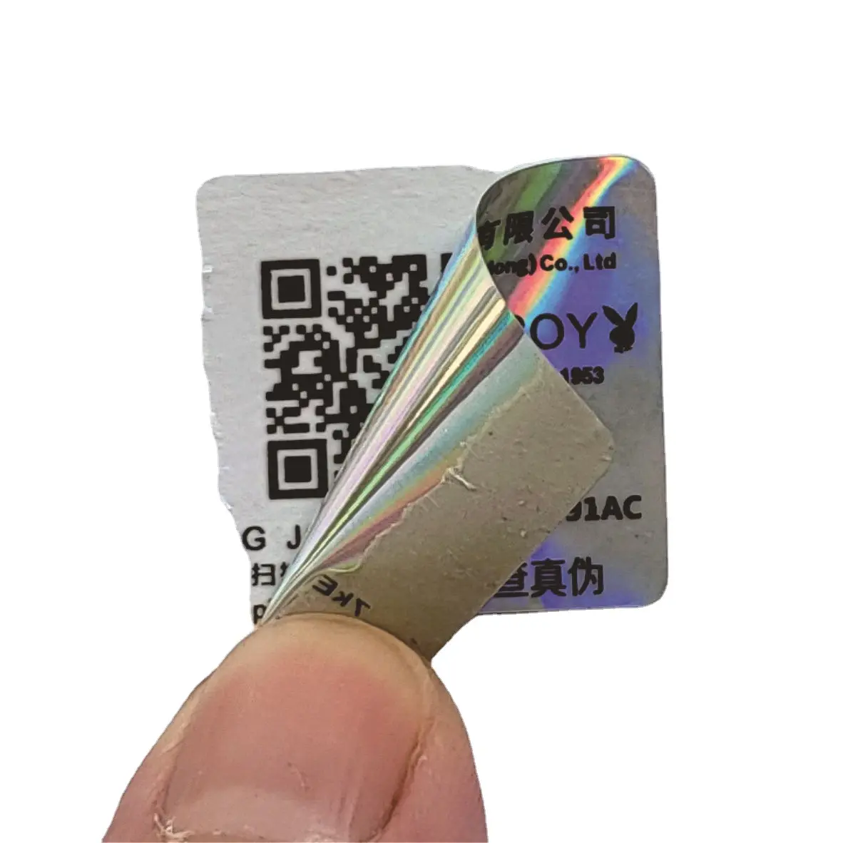 Custom Multi Layer Anti Counterfeiting Label Tamper Proof Authenticity Hologram Security Sticker