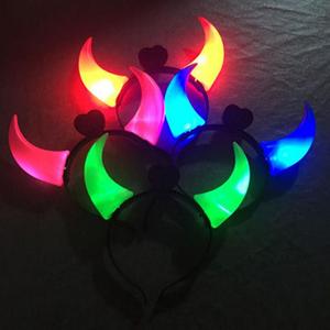 Diadema <span class=keywords><strong>con</strong></span> <span class=keywords><strong>Cuernos</strong></span> <span class=keywords><strong>de</strong></span> <span class=keywords><strong>Diablo</strong></span> LED Rojos Luminosos, Promocional al por Mayor, Marca Madeshine, <span class=keywords><strong>con</strong></span> Batería AA, Modelo para Año Nuevo y Halloween - Product Image 5