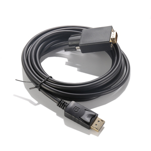 Câble adaptateur coaxial direct d'usine 1.8m et 3m DP vers VGA 1080p Port d'affichage VGA mâle femelle 4K résolution OEM longueur affichages - Product Image 5