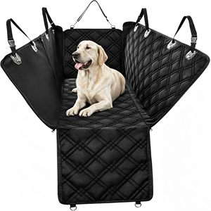 Funda Impermeable para Asiento de Coche para Perros, Base Rígida, Protector de Asiento Trasero Tipo Hamaca para Mascotas - Product Image 1
