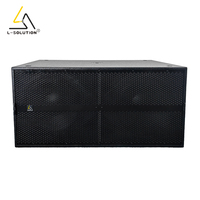 Lsolution Active Double 18 pouces Caisson de basses 9006 pour système de sonorisation de scène extérieure