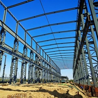 Structure en acier standard pour garage, entrepôt, atelier personnalisé, usine, centre logistique, certifiée CE et ISO