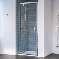 PTB moins cher Pivot porte produit verre trempé douche salle de bain porte avec cadre chromé satiné vente directe d'usine en Chine