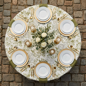 Tovaglia all'ingrosso <span class=keywords><strong>in</strong></span> poliestere <span class=keywords><strong>cotone</strong></span> lino con motivo vegetale, tinta unita, fatta a mano, ecologica, riutilizzabile, stile moderno per la casa - Product Image 5