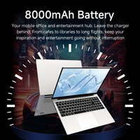 Nuovo Laptop Economico da 16,1 Pollici per Affari, Corpo in Metallo, Windows 11, Intel Quad-Core 1.7GHz, SSD, Display IPS, Fotocamera, in Inglese
