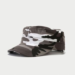 Casquettes de sport camouflage d'extérieur 2023 – Qualité supérieure – Casquette de pêche d'été avec visière pare-soleil – Casquette de baseball camouflage à calotte plate – Logo personnalisé – Style urbain - Product Image 6