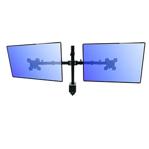 Thiết kế mới Vesa 100 đến 100 mét LCD LED Monitor Arms đứng đôi màn hình hiển thị TV núi cho 15-40 inch