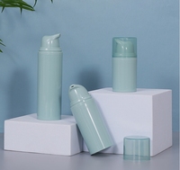 ODM Fournisseur Vide Minisize 30ml PP En Plastique Bouteille Sans Air avec Couleur Personnalisée et Logo Bouteille De Crème Cosmétique Grossiste