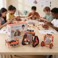 Weeemake 6 en 1 WeeeBot Evolution ESP32, Kit Robótico de Codificación DIY, Control Remoto, Proyectos STEM, Juguete Robótico para Niños