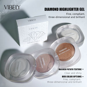 Gel illuminateur effet gelée diamantée, marque privée, maquillage illuminateur longue tenue scintillant <span class=keywords><strong>pour</strong></span> le visage et le corps, support OEM/ODM - Product Image 6