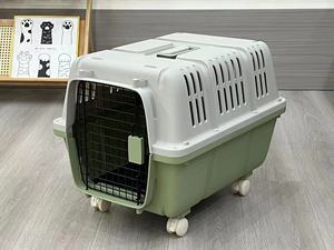 2026 hãng hàng không mới được phê duyệt vật nuôi tàu sân bay với bánh xe xe đẩy con chó du lịch Giao thông vận tải hộp Crate - Product Image 2