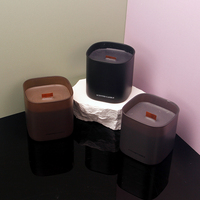 Diffuseur d'aromathérapie sans flamme OEM en gros, pot de fleurs en cire de soja pour la décoration de la maison et du spa, coffrets cadeaux de Thanksgiving