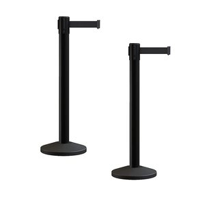 High Quality Crowd Control Black Gold Chrome Pole museum Tensa <strong>Retractable</strong> <strong>Belt</strong> Barrier Stanchions - Product Image 4