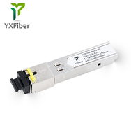 Factory Direct 1.25Gbps SFP WDM Module with SC SM 3km TX 1310nm/RX 1550nm Fiber Optic Transceivers
