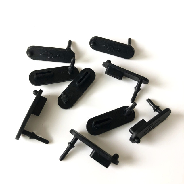 Usb Waterproof Cap Silicone Rubber Hole Dust Plug Female Port Protector Covers With Fixed Column Silicon Rubber Dust Plug