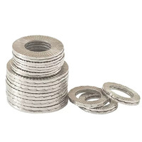 Rondelles de blocage à double pli autobloquantes en acier inoxydable 304 316 316L et zinc, finition naturelle, DIN25201, fourniture directe usine