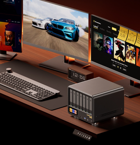 Ordinateur de bureau NAS 11 baies Octa Core neuf, directement d'usine, 6 HDD + 5 SSD, processeur R7 PRO 8845HS, utilisation professionnelle, stockage cloud inclus - Product Image 6