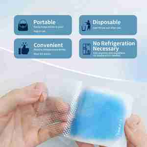 Instant Cooling Ice <b>Packs</b> for Outdoor Activities Summer Heat Relief - <b>Large</b> Disposable Cooling Patches for Neck Body, Camping - Product Image 6