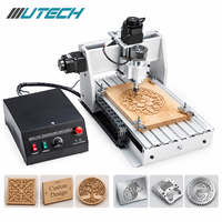 Mini-fraiseuse CNC UTECH 4 axes 3040 4060, machine de gravure CNC pour usage domestique et loisirs
