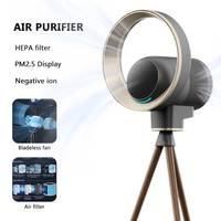 Lampe Uv domestique purificateur d'air tour ventilateur sans feuilles Tuya contrôle ventilateur de Circulation d'air purificateurs d'air Hepa pour la maison