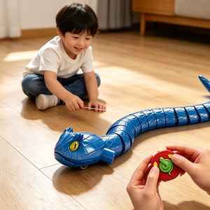 Bemay Toy Amphibious 2.4G Remote Control Snake Toy, 2-in-1 Land &amp; Water RC Viper with Detachable Segmented Body - Product Image 2