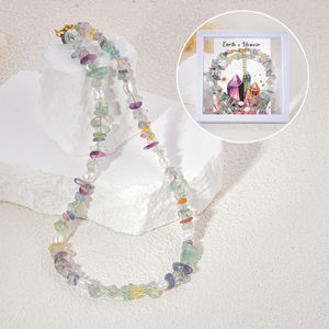 Nouveau Collier Multicolore en Perles de Cristal Naturel 2026 pour Femme, Colliers en Pierres Précieuses, Bijoux de Mode en Cristal de Guérison, Cadeau Bouddhiste - Product Image 5