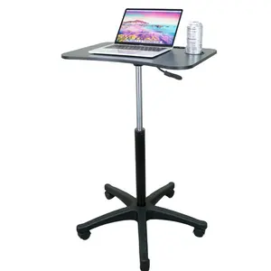 笔记本电脑支架的高度可调书桌; 家用办公家具的便携式工作站