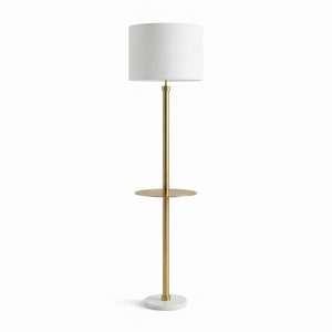 Minimalist Modern Floor <b>Lamp</b> Creative <b>Warm</b> European Light Luxury Vertical Table <b>Lamp</b> Living Room Bedroom Office - Product Image 1