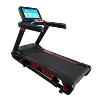 Máquina de Gimnasio Profesional, Caminadora Motorizada con Pantalla Táctil HD de 15.6"/19" y Sistema de Entretenimiento con TV