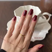 SUUSEEGEL-Ensemble de Gel pour les Ongles, Ensemble de 10 Couleurs Rouge et Brun, Couleur Unie, Gel UV, Nail Art, Offre Spéciale, Nouvelle Collection Automne Hiver 2025
