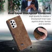 Mewah harga grosir kustom PU kulit flip cover UNTUK samsung a72 a03 a32 5g untuk samsung dompet kartu ponsel Case